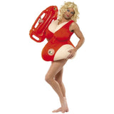 Licensed Baywatch novelty swimsuit costume for adults