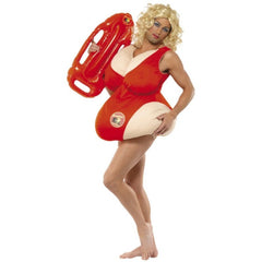 Licensed Baywatch novelty swimsuit costume for adults