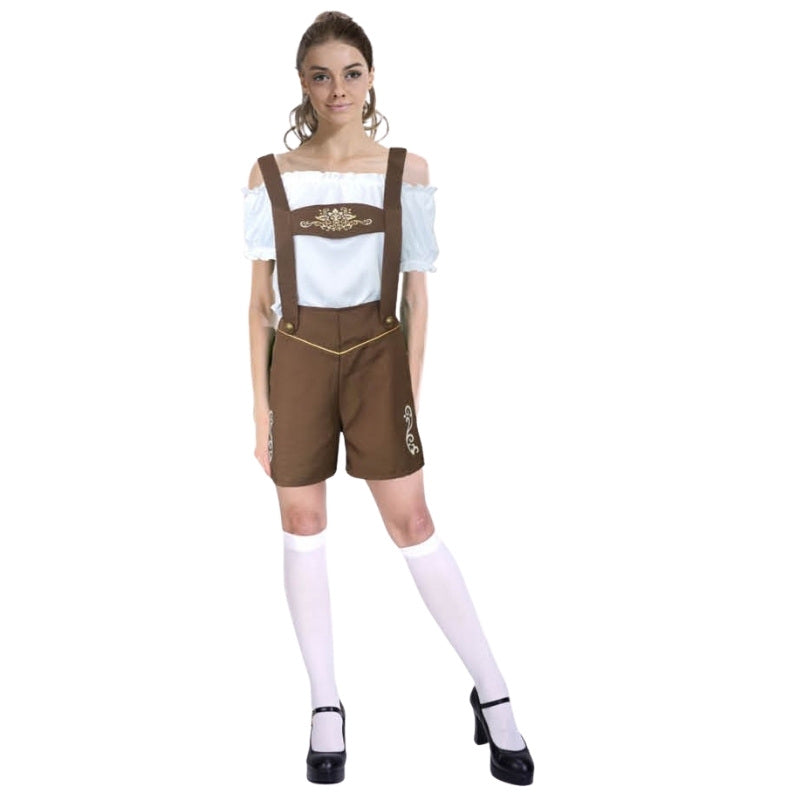 Oktoberfest lederhose heren groen