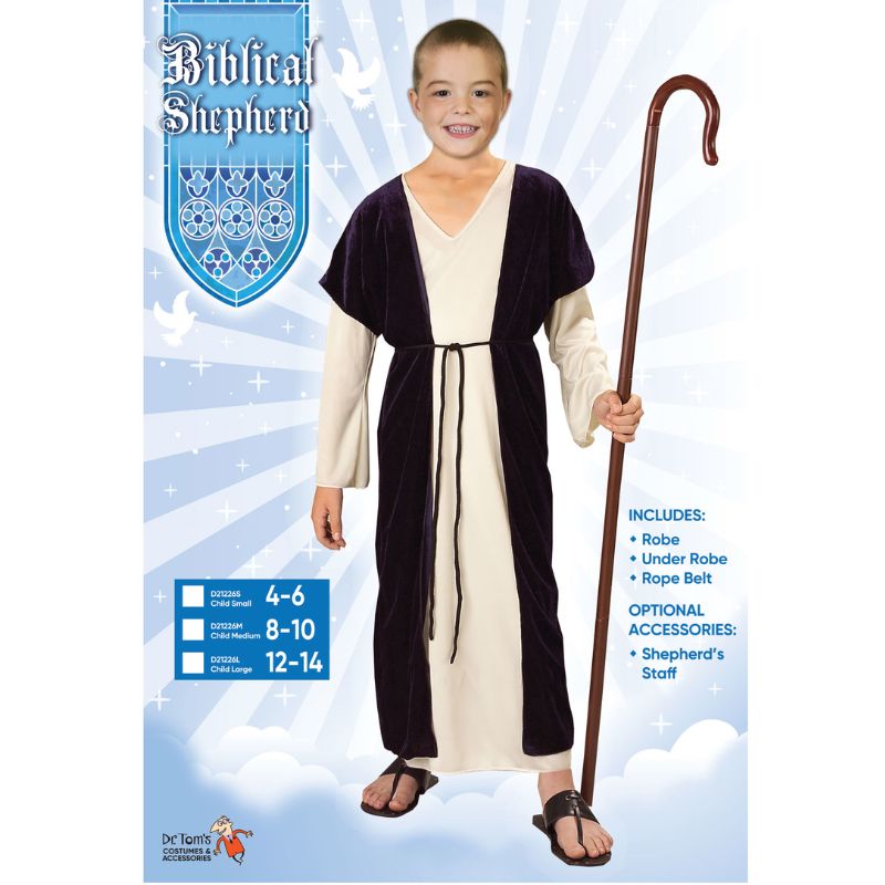Biblical Shepherd Child Costume – Cracker Jack Costumes Brisbane