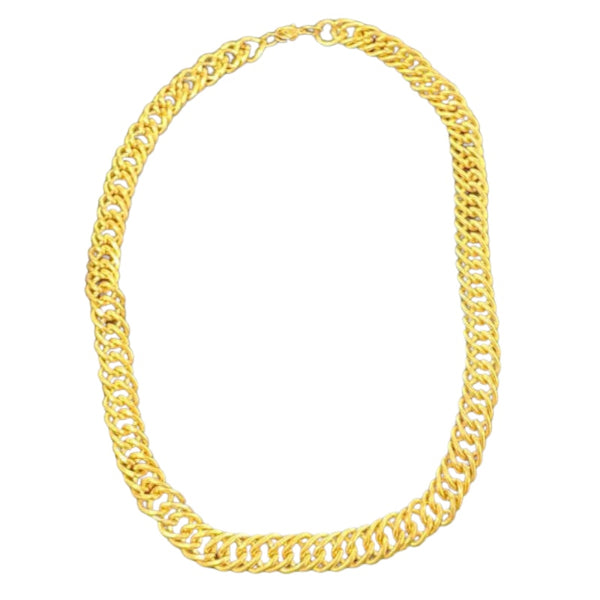 Big gold link chain necklace for gangster, pimp, or 70s costumes