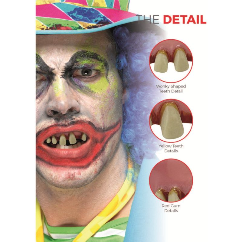 Redneck Teeth Billy Bob Hillbilly Teeth – Brown with Fitting Beads – Cracker Jack ...