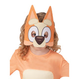 Close up of bingo deluxe costume mask