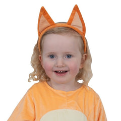Bingo plush ears headband for kids with soft felt and orange band