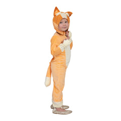 Bingo Premium Costume-Child, velour jumpsuit with padded paws and seperate hood.