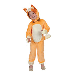 Official Bingo Premium child costume from Bluey with jumpsuit and character headpiece