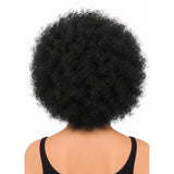 Black Afro Costume Wig – Back View