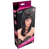 Black Ashley Wig for adults – Widmann Dream Hair colour box packaging
