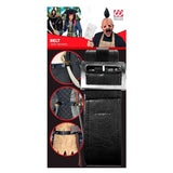 Knight costume black belt with multiple holsters