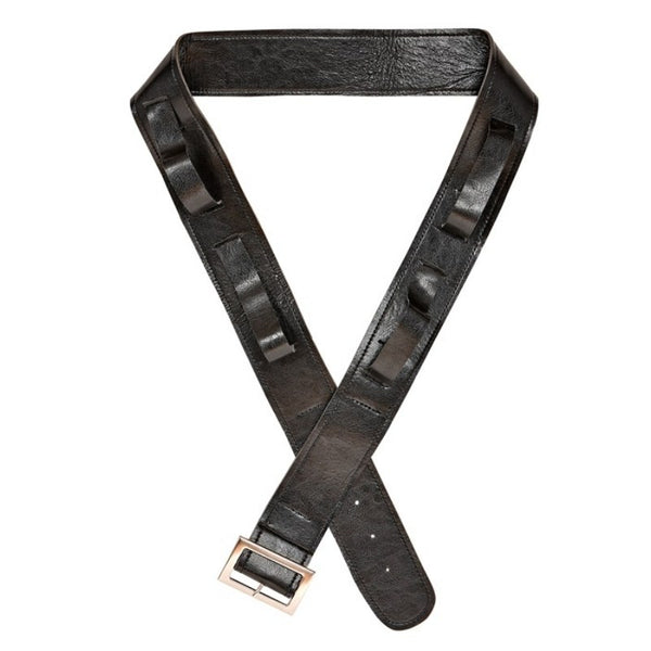 Black belt with four sword holsters medieval costume