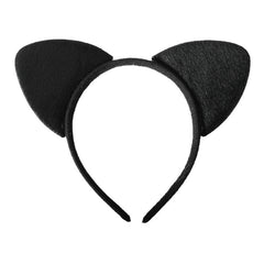 Black Cat Ears Headband for cat and animal costumes