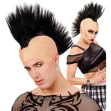 black punk mohawk headpiece costume