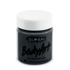 Black face and body paint by Global – non-toxic water-based paint for Halloween, cosplay, sports, and kids’ parties
