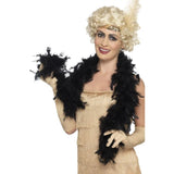 black feather boa 50g costume accessory