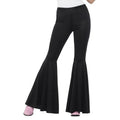 Black Flared Trousers Womens