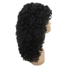Black Glamour Ringlets Wig in 80's iconic style.