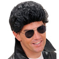 Black Greaser Wig – Slicked Back Retro Style