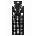 Black & Green Check Suspenders