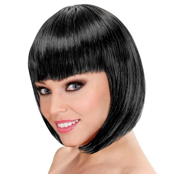 Black Lou Lou wig in classic bob style