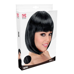 Black Lou Lou wig in classic bob style