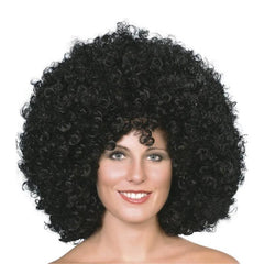 Black Mega Huge Afro Wig, unisex.