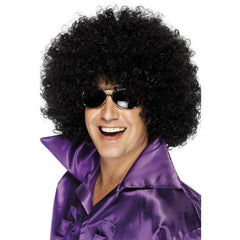 Black Mega Huge Afro Wig, unisex.