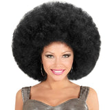 Black afro wig for retro and disco costumes