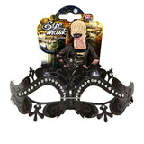 Black Rhinestone Masquerade Mask – Adult in Packaging