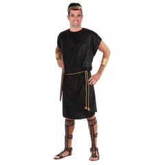 Adult Black Roman Tunic for Greek, Roman, or Viking Costumes – Dr Toms