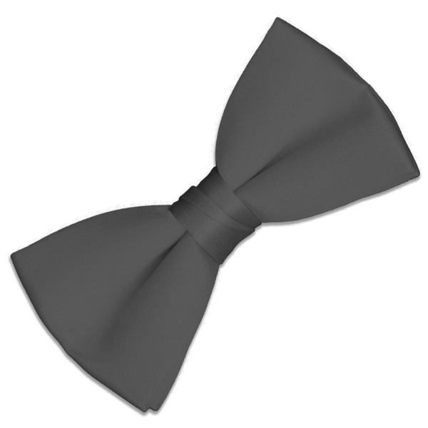 Assorted satin bow ties in black – costume and formal wear.