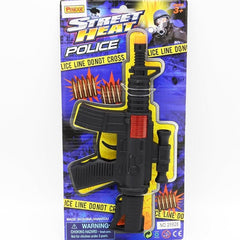 Black Sub Machine Gun 24cm toy, lightweight plastic for safe imaginative play, perfect for kids’ dress-ups, action adventures, and role-play games.