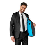 Black Suit mens costume jacket detail