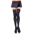 Black Thigh Highs w/ Black Bow