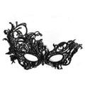 Black Venetian Lace Mask