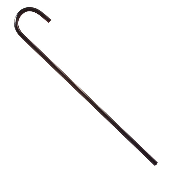 Black walking cane 80cm costume accessory for gentleman, old man, and vintage outfits.