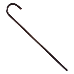 Black walking cane 80cm costume accessory for gentleman, old man, and vintage outfits.
