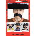 Black Walrus Moustache – Adhesive
