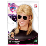 Packet for 80s blonde mullet wig