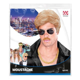 Blonde Adhesive Moustache – 6 Assorted Styles