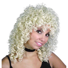 blonde glamour ringlets wig long vintage curls