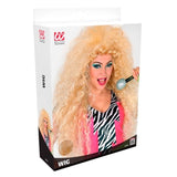 Blonde Oversized Frizzy Wig in Widmann Packaging