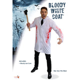 White Bloody Lab Coat Halloween costume accessory packaging