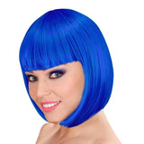 Blue Lou Lou wig in classic bob style