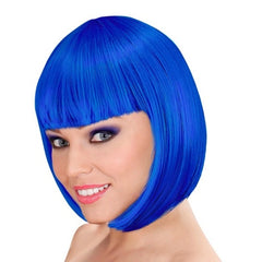 Blue Lou Lou wig in classic bob style