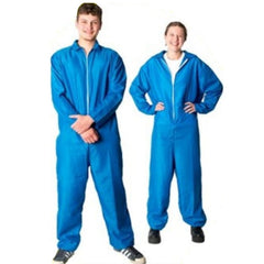 Blue overalls adult costume – versatile one-piece fancy dress outfit for parties, cosplay, and sports days.