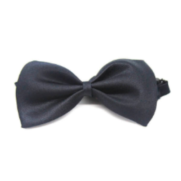 Small plain black bow tie 4.5cm x 10cm assorted colours