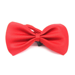Small plain black bow tie 4.5cm x 10cm assorted colours
