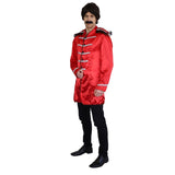 British long red jacket with epaulets ideal for musicians