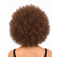 Brown Afro Wig with Full Frizzy Style for 70s Disco Costumes