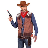 Western costume belt with brown holster